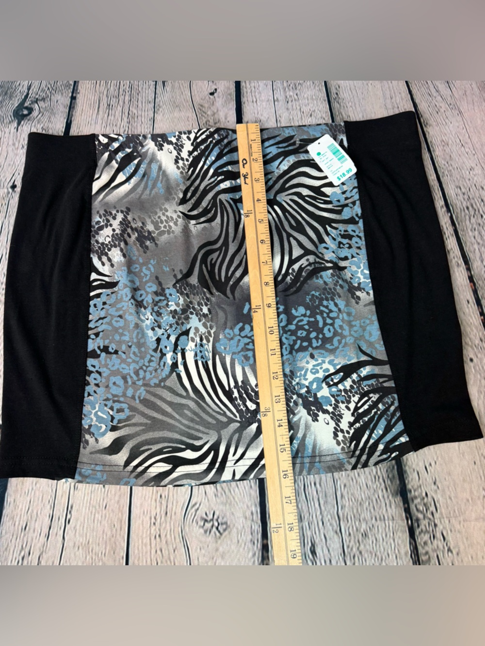 Y2K Leopard Zebra Snake Animal-Print Low Rise Mini Skirt Lightweight Stretchy 2X - Picture 4 of 8